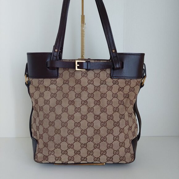 GUCCI Monogram Canvas Small Tote Bag - Picture 5 of 16